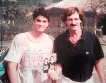 El Pacha posa con Gabriela