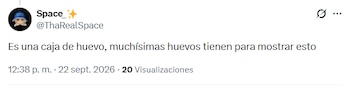 Captura de pantalla con un mensaje del usuario Gothic Kitty dirigido a la cuenta de la institución Carrillo Gil