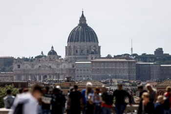 Una vista muestra la cúpula