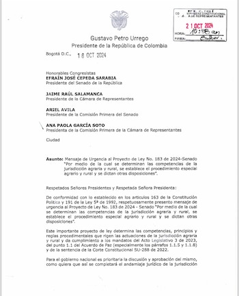 Artículo con el cual Katherine Miranda aseguró que habrá "expropiación express" - crédito @MirandaBogota/X