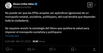 Este fue el mensaje de