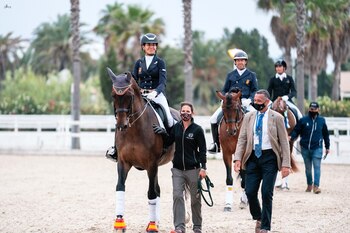 19-07-2021 Beatriz Ferrer-Salat tras ganar el Campeonato de España de Doma Clásica de 2021
COMUNIDAD VALENCIANA ESPAÑA EUROPA DEPORTES VALENCIA
REAL FEDERACIÓN ESPAÑOLA HÍPICA