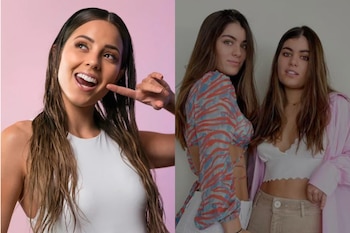 Luciana Fuster estuvo en la