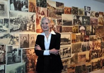 Carla Rippey en el Museo