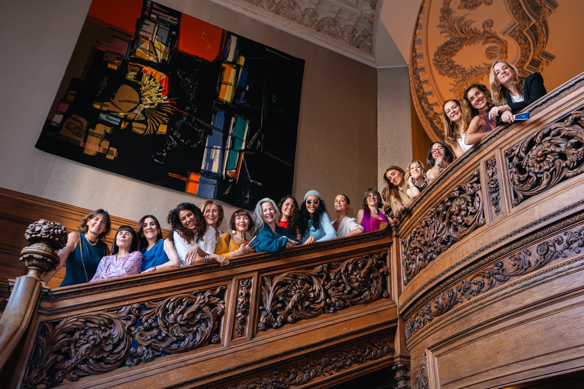 Las socias Marianne en la Embajada de Francia