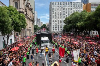 Desfile en Río de Janeiro