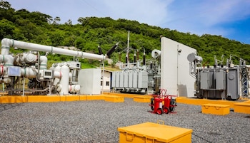La subestación de Tamanique mejorará el suministro y la calidad de la energía eléctrica en una zona de crecimiento económico y turístico de El Salvador./ (Secretaría de Prensa)