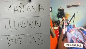 Menores involucrados quedan sujetos a investigaciones judiciales, celulares incautados y causas por intimidación pública