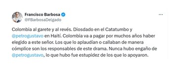 Con este mensaje, el exfiscal
