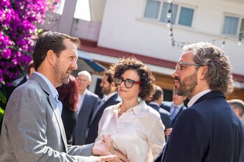 Cafiero estuvo acompañado por la