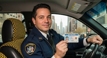 Un conductor con licencia de