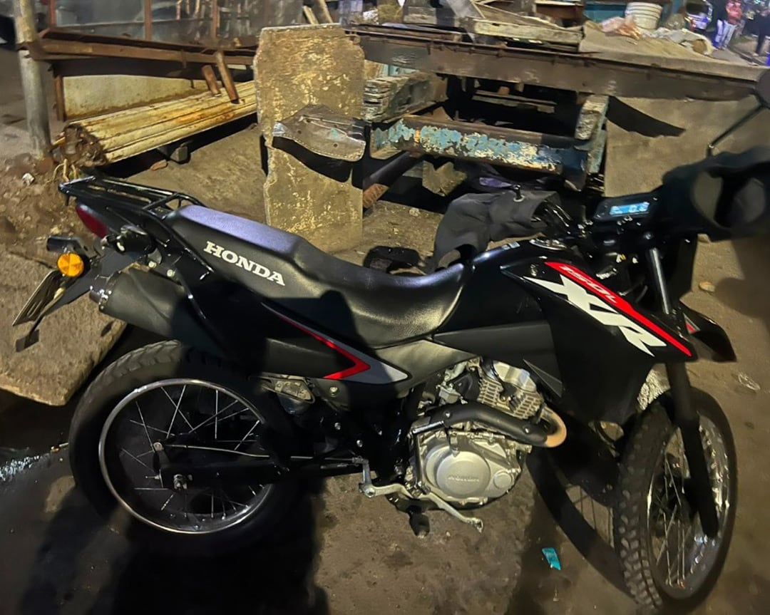 La Honda XR 150L robada y recuperada