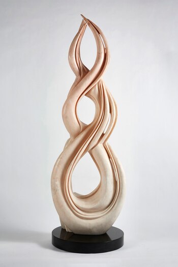 Escultura de la exposición "Vita della materia". EFE/Daniele Cortese. (Solo uso editorial)