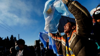 La emoción de los hinchas
