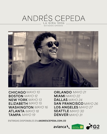 A lo largo del mes de mayo, Cepeda recorrió ciudades como Chicago, Boston, Nueva York, Washington D.C., Atlanta, Miami, San Francisco, Seattle y Denver, entre otras.