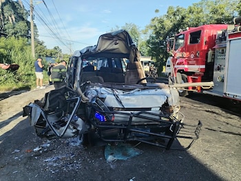 Las autoridades reportan un aumento del 21% en la siniestralidad vial en El Salvador, con un promedio de cuatro víctimas mortales cada día (Cortesía: Comandos de Salvamento).