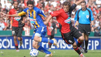 Di María en sus inicios