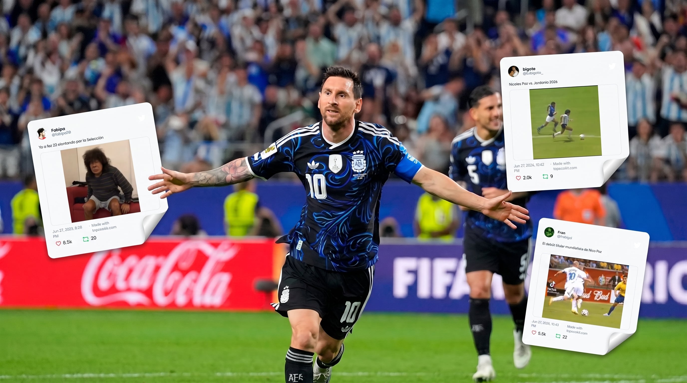 La victoria de Argentina sobre Jordania desató una ola de memes en redes sociales