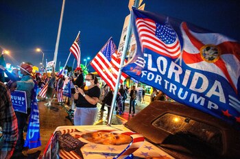 Seguidores del presidente de Estados