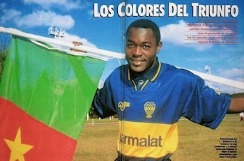 Alphonse Tchami, con la camiseta