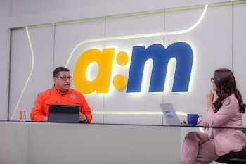 El director de Protección Civil, Luis Alonso Amaya, durante su participación en el programa Entrevista AM, donde abordó la preparación ante la temporada de lluvias (Cortesía Protección Civil).