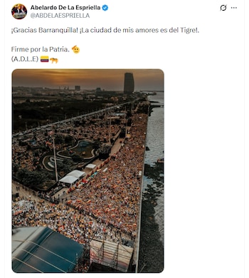 - crédito @ABDELAESPRIELLA/X