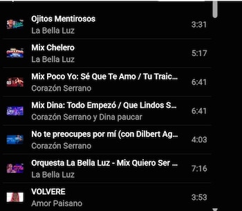 Los artistas peruanos más escuchados