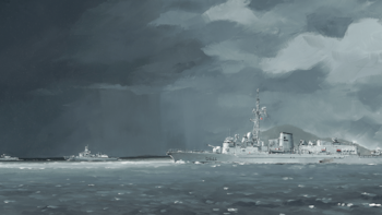 Los pintores de la Armada francesa, los artistas con uniforme militar que acompañan a los buques desde hace 300 años para ilustrar el mundo marítimo