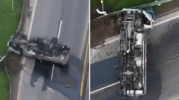 La variante Cajicá-Zipaquirá permanece cerrada