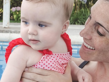 Soledad Pastorutti y su hija