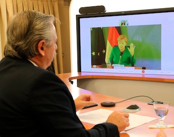 El presidente Alberto Fernández en