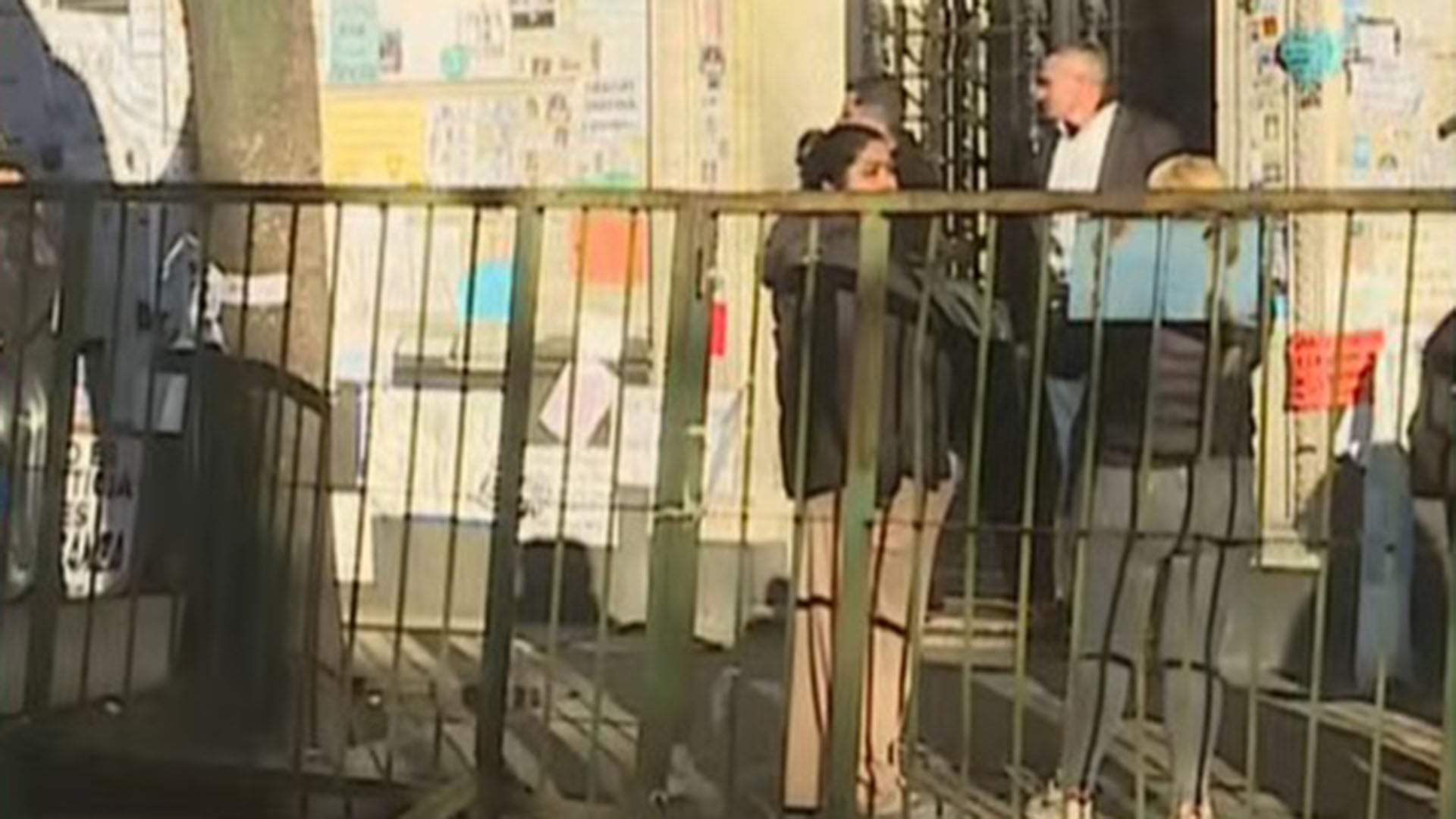 El vallado frente a la casa de Cristina Kirchner