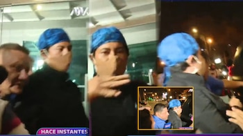 Doctor Fong salió de clínica donde falleció ‘Muñequita Milly’: Con gorro de médico, mascarilla, y custodiado por guardaespaldas