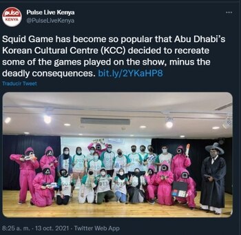 Juego del calamar en Abu