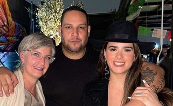 Rodrigo Fragoso con Gala Montes