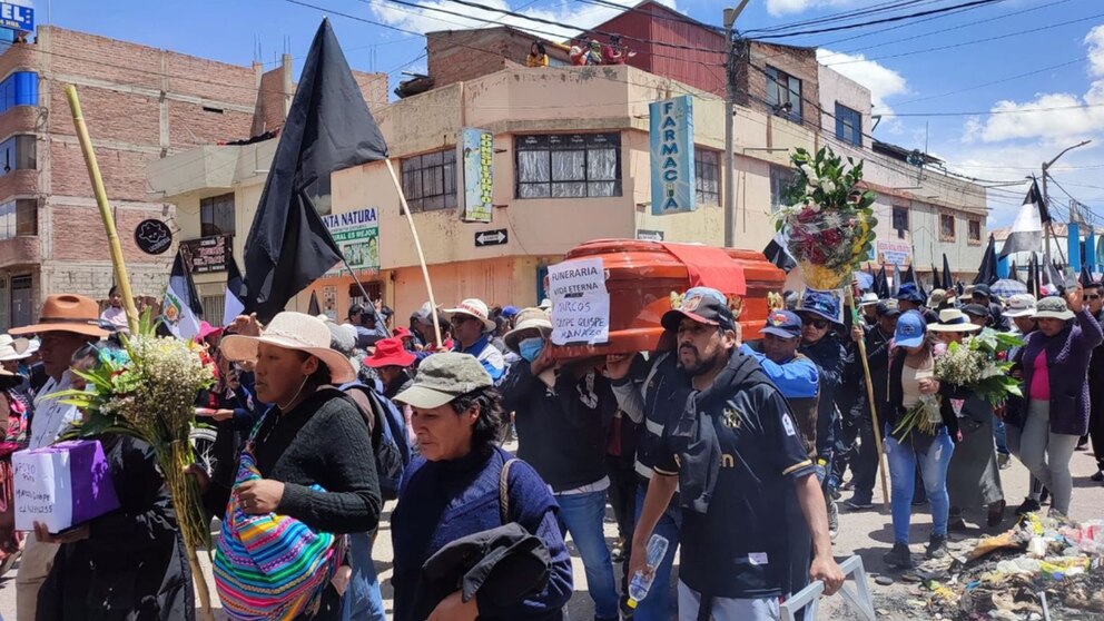 El 9 de enero de 2023, las protestas en Puno desembocaron en una masacre, con 18 muertes y más de 100 heridos, un suceso que dejó una marca imborrable en la historia reciente del Perú. (Andina)