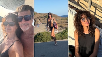 Las postales mediterráneas de Nicolás Repetto y Florencia Raggi: playas, bosques y el reencuentro con su hija