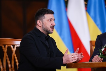 Zelensky anunció un encuentro con