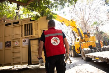Charley contó con el apoyo