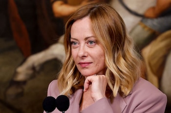 La primera ministra de Italia,