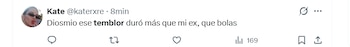 Algunos se refirieron con humor tras el sismo - crédito X