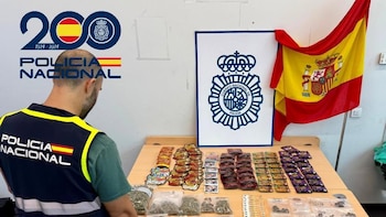 Dos detenidos tras desmantelar en la Alameda una organización cannábica dedicada a comercializar droga