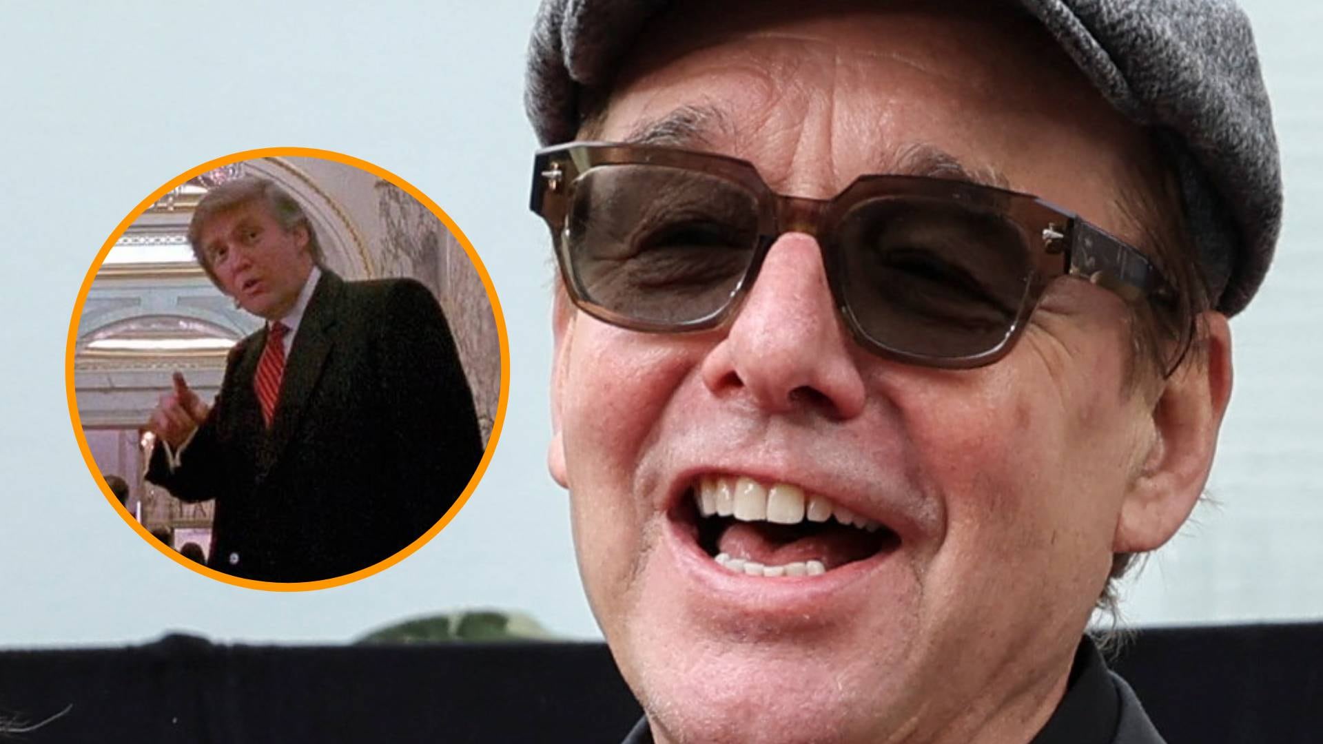 La breve aparición de Donald Trump en