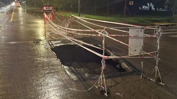 El siniestro ocurrió en medio