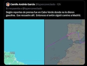 El usuario Camilo Andrés García