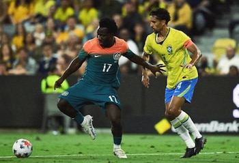 El delantero Nestory Irankunda de 20 años forma parte del recambio generacional de la selección de Australia. - créditos: Socceroos