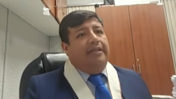 El fiscal César Changa estuvo a cargo del operativo