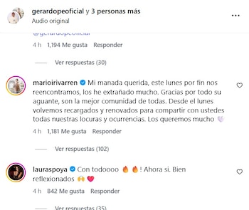 Mario Irivarren agradeceu aos fãs pelo apoio e prometeu um retorno enérgico e renovado. Instagram