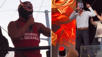 Los dos Grandes Americanos se dijeron de todo previo a su lucha.