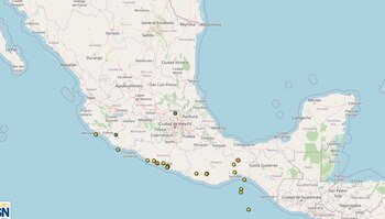 No hubo sismos de magnitud mayor a 4.0 después de las 11:00 horas el 15 de enero (Captura de pantalla SSN)